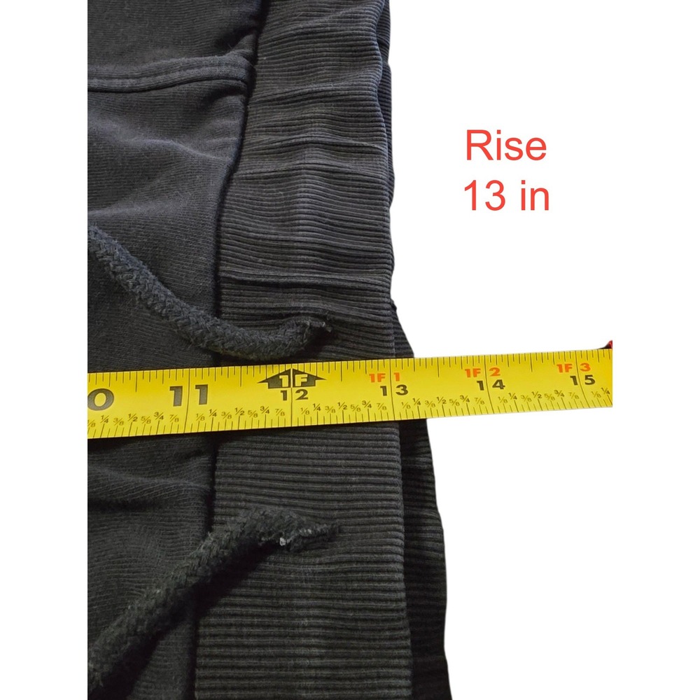 Long Tall Sally Tall Black Cuffed Drawstring Joggers Sz 10 - Picture 10 of 12